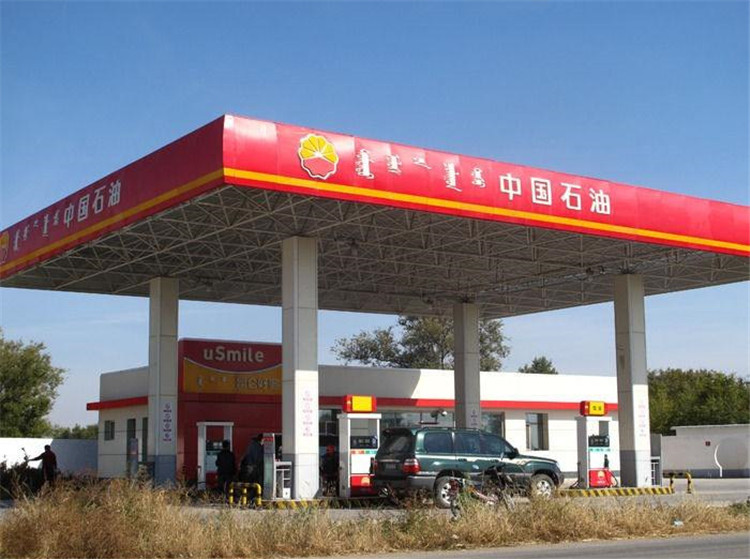 [cityname]加油站钢结构网架案例1